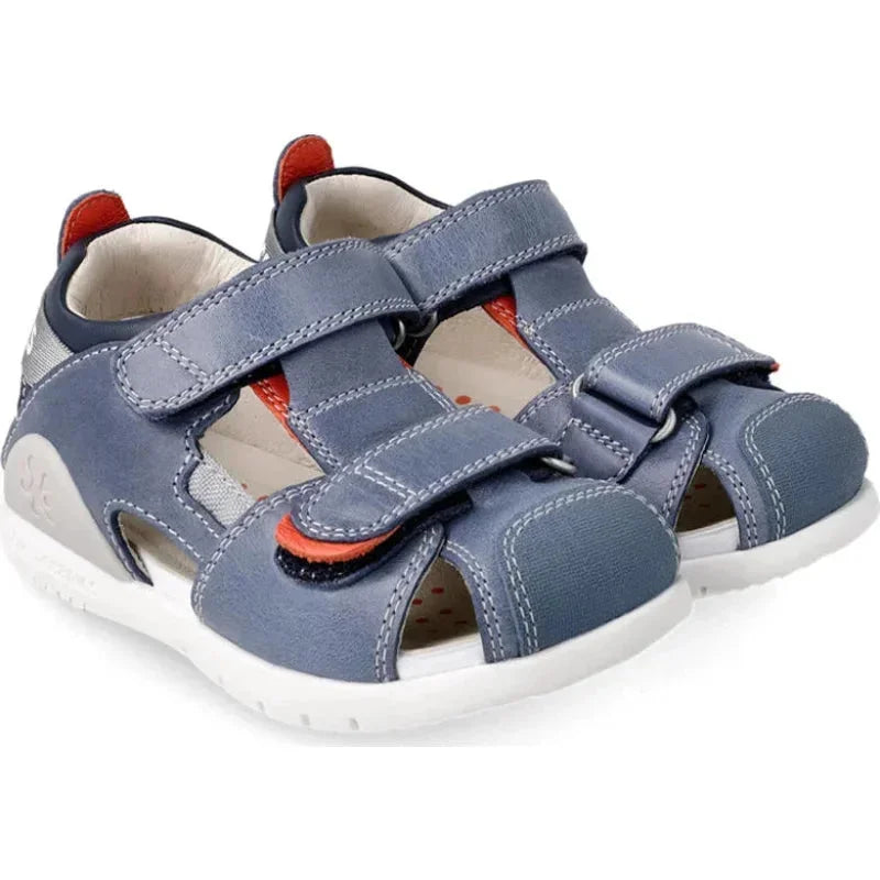 Biomecanics Biomecanics Παπουτσοπέδιλα Ανατομικά Πετρόλ Πέδιλο Αγόρι / Sandals Boy Biomecanics-SS22-212183-Petrol-Poline-_-_-467