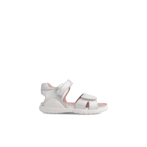 Biomecanics Kids Leather Sandals for Girls White