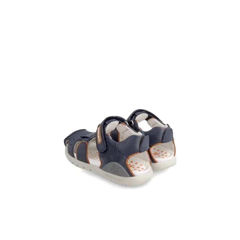 Biomecanics Biomecanics Δερμάτινα Παπουτσοπέδιλα για αγόρι Μπλε Πέδιλο Αγόρι / Sandals Boy Biomecanics-SS22-222231-Ocean-Poline-_-_-797