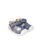 Biomecanics Biomecanics Δερμάτινα Παπουτσοπέδιλα Ανατομικά για Αγόρι Μπλέ Πέδιλο Αγόρι / Sandals Boy Biomecanics-SS23-232148-Blue-Poline-_-_-995