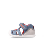 Biomecanics Biomecanics Δερμάτινα Παπουτσοπέδιλα Ανατομικά για Αγόρι Μπλέ Πέδιλο Αγόρι / Sandals Boy Biomecanics-SS23-232150-Blue-Poline-_-_-437