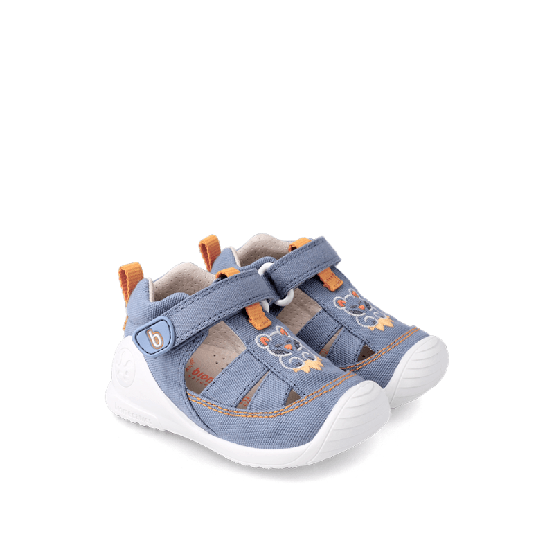 Biomecanics Biomecanics Παπουτσοπέδιλα Ανατομικά για Αγόρι Μπλε Πέδιλο Αγόρι / Sandals Boy Biomecanics-SS23-232190-Vaquero-Poline-_-_-435