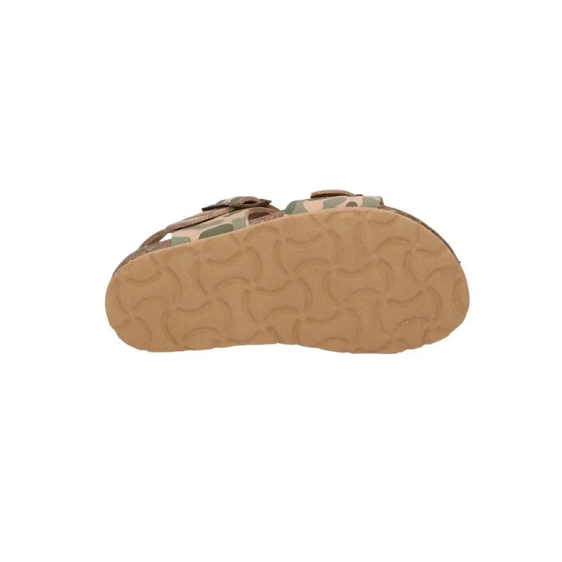 Bionatura Bionatura Δερμάτινα Παιδικά Πέδιλα για Αγόρια Μπεζ Πέδιλο Αγόρι / Sandals Boy Bionatura-22B1002-Nabuk-Mim-Beige-Poline-_-_-7