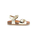 Bionatura Bionatura Δερμάτινα Παιδικά Πέδιλα για Κορίτσια Πλατίνα Πέδιλο Κορίτσι / Sandals Girl Bionatura-22B1005-Glit-Platino-Poline-_-_-950