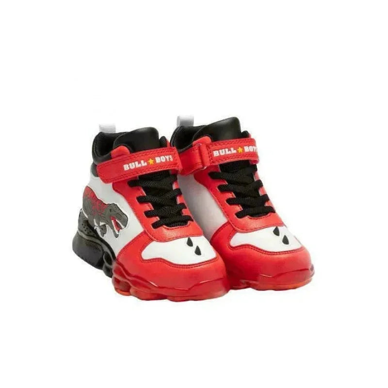 Bull Boys AW23 DNAL2201 White Red Poline παιδικά υποδήματα 