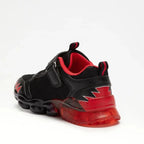 Bull Boys Bull Boys Παιδικά Ανατομικά Sneakers για Αγόρι με Δεινόσαυρους και Φωτάκια Μαύρα Παπούτσι Αγόρι Φωτάκια / Shoes with Lights Boy Bull-Boys-AW23-DNAL2205-Black-Poline-_-_-641