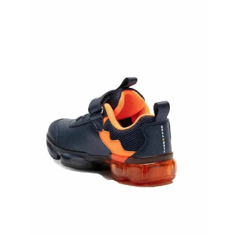 Bull Boys Bull Boys Παιδικά Ανατομικά Sneakers για Αγόρι με Δεινόσαυρους και Φωτάκια Μπλε Παπούτσι Αγόρι Φωτάκια / Shoes with Lights Boy Bull-Boys-AW23-DNAL2206-Blue-Poline-_-_-423