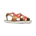 Camper Camper Παιδικά Δερμάτινα Πέδιλα Twins για Κορίτσια Ανατομικά Καφέ Πέδιλο Κορίτσι / Sandals Girl Camper-K800427-001-Brown-Poline-_-_-95