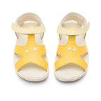 Camper Camper Παιδικά Πέδιλα Twins Δερμάτινα Ανατομικά για Κορίτσια Κίτρινα Πέδιλο Κορίτσι / Sandals Girl Camper-K800444-002-Beige-Yellow-Poline-_-_-555