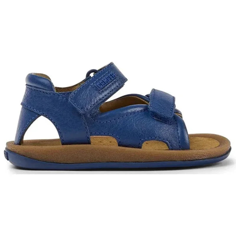 Camper Camper Παιδικά Δερμάτινα Πέδιλα Bicho για αγόρια Navy Μπλε Πέδιλο Αγόρι / Sandals Boy Camper-SS22-K800362-008-Navy-Poline-_-_-394
