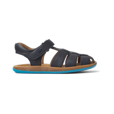 Camper Camper Παιδικά Δερμάτινα Παπουτσοπέδιλα Bicho Ανατομικά για Αγόρια Μπλε Πέδιλο Αγόρι / Sandals Boy Camper-SS23-80177-067-Navy-Poline-_-_-974