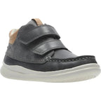 Clarks Clarks Δερμάτινο Ανατομικό Μποτάκια Tuktu για Αγόρι Γκρι Μποτάκι Αγόρι / Boots Boys Clarks-26135017-Grey-Poline-_-_-651