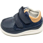 Clarks Clarks Cloud Tuktu K Δερμάτινα Παιδικά Μποτάκια με Σκρατς Για Αγόρια Μπλε Μποτάκι Αγόρι / Boots Boys Clarks-26136196-Navy-Poline-_-_-401