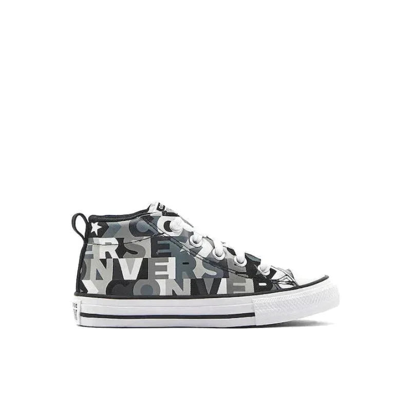 Converse All Star Converse Chuck Taylor All Star Street Mid Παιδικό Μποτάκι για Αγόρια Γκρι Μποτάκι Αγόρι / Boots Boys Converse-668939C-Grey-Poline-_-_-713