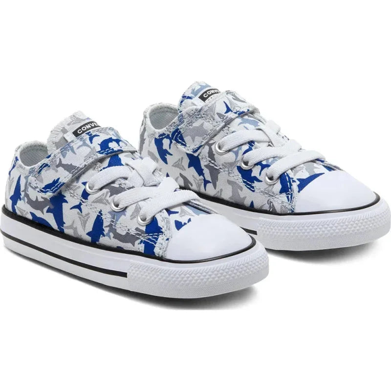 Converse All Star Converse Παιδικά Sneakers Chuck Taylor Photon Μπλε Πάνινα Αγόρι /Canvas Boy Converse-CTAS-1V-OX-Photon-Dust-Rush-Blue-White-766892C-Poline-_-_-585