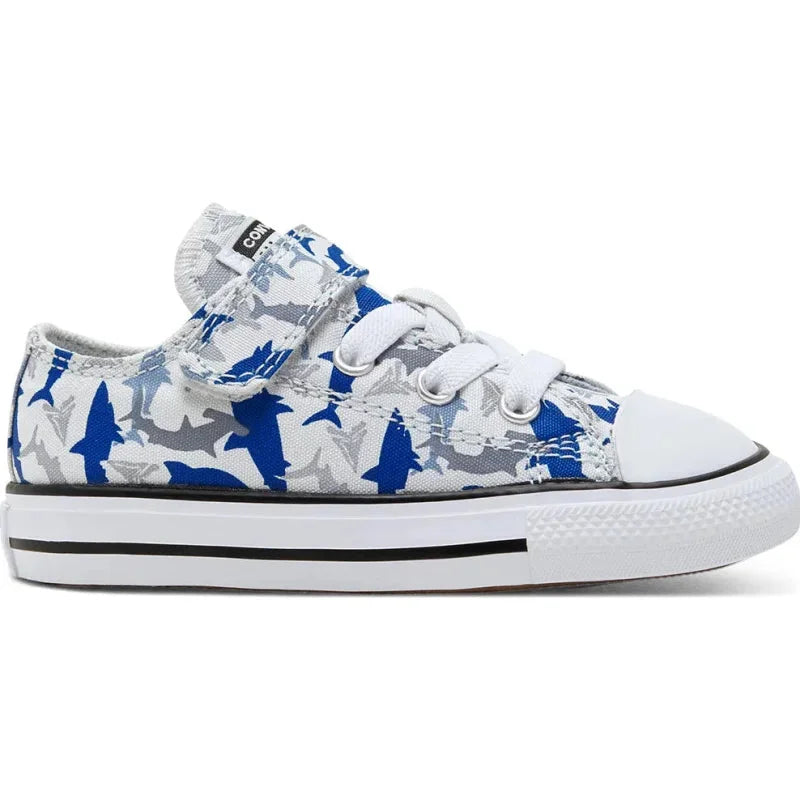 Converse All Star Converse Παιδικά Sneakers Chuck Taylor Photon Μπλε Πάνινα Αγόρι /Canvas Boy Converse-CTAS-1V-OX-Photon-Dust-Rush-Blue-White-766892C-Poline-_-_-721
