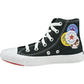 Converse All Star Converse Παιδικά Sneakers High Chuck Taylor High Print C για Αγόρι Μαύρα Πάνινα Αγόρι /Canvas Boy Converse-Chuck-Taylor-All-Star-Hi-366988C-Black-Poline-_-_-398