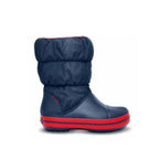 Crocs Crocs Παιδικές Γαλότσες με Εσωτερική Επένδυση Puff Navy Μπλε Χιονιού Αγόρι / Snowboots Boy Crocs-AW23-14613-Navy-Poline-_-_-501
