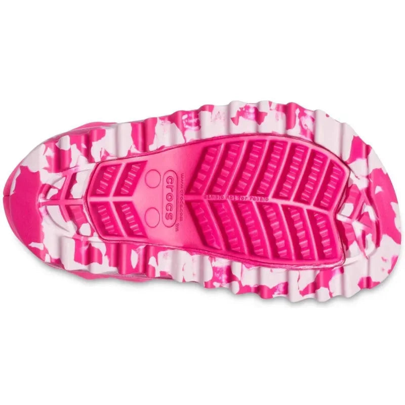 Crocs AW23 207684-6XO Candy Pink Poline παιδικά υποδήματα 