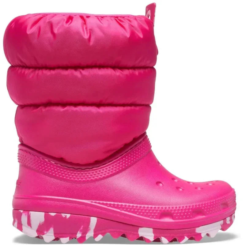 Crocs AW23 207684-6XO Candy Pink Poline παιδικά υποδήματα 