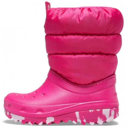 Crocs AW23 207684-6XO Candy Pink Poline παιδικά υποδήματα 