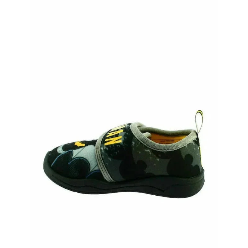 Leomil Batman Παιδικές Ανατομικές Παντόφλες για Αγόρια Μαύρες Παντοφλάκια Αγόρι /Slippers Boy DC-AW22-BM001883-Batman-Black-Yellow-Poline-_-_-6