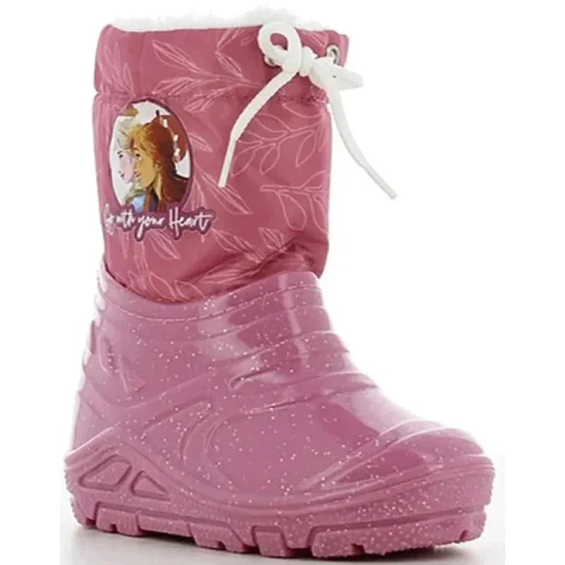 Leomil Disney Frozen παιδικές μπότες χιονιού για κορίτσια Μπορντώ Χιονιού Κορίτσι / Snowboots Girl Disney-Frozen-AW23-FZ011508-Burgundy-Poline-_-_-570
