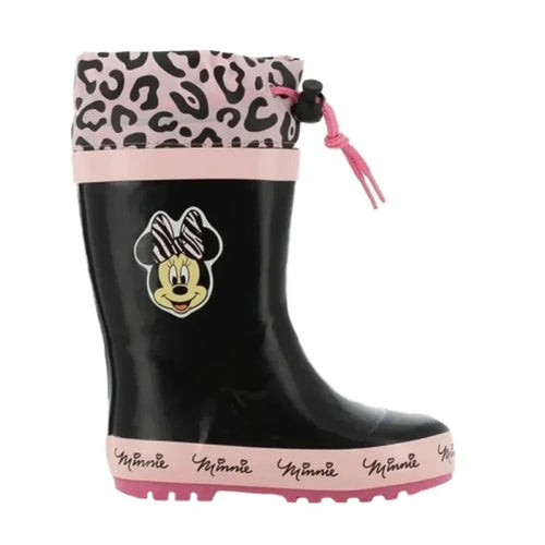 Leomil Disney Minnie παιδικές γαλότσες για κορίτσια Μαύρες Γαλότσα Κορίτσι /Rainboot Girl Disney-Minnie-AW23-MN009298-Black-Poline-_-_-113