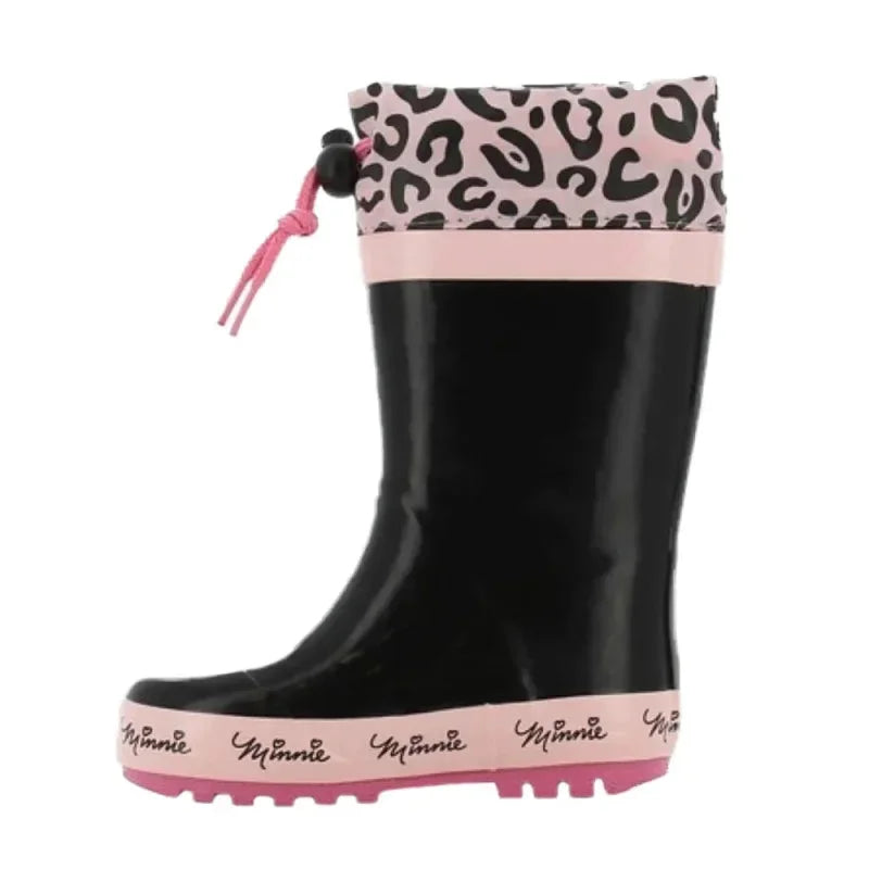 Leomil Disney Minnie παιδικές γαλότσες για κορίτσια Μαύρες Γαλότσα Κορίτσι /Rainboot Girl Disney-Minnie-AW23-MN009298-Black-Poline-_-_-326