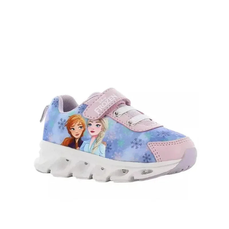 Leomil Frozen παιδικά πέδιλα ανατομικά με φωτάκια για κορίτσια Λευκά Παπούτσι Κορίτσι Φωτάκια / Shoes with Lights Girl Frozen-SS22-FZ010975-Lilac-Poline-_-_-71