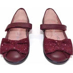 Garvalin Garvalin Παιδικές Μπαλαρίνες Ανατομικές με Σκρατς από Δέρμα Κόκκινες Μπαρέτα/ Ballerina / Flat Shoes Girl Garvalin-191600-Red-Poline-_-_-237