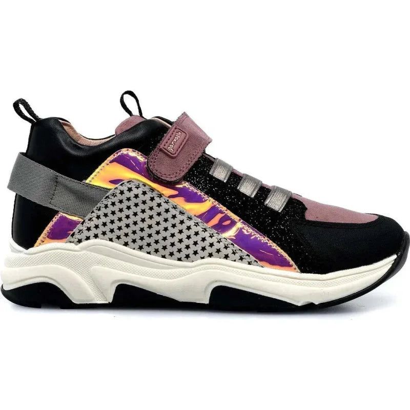 Garvalin Garvalin Παιδικά Sneakers Ανατομικά για Κορίτσι Μαύρα Μποτάκι Κορίτσι / Boots Girl Garvalin-201650-deco-Poline-_-_-913