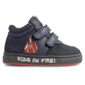 Garvalin Garvalin Παιδικό Sneaker High με Σκρατς για Αγόρι Navy Μπλε Μποτάκι Αγόρι / Boots Boys Garvalin-AW22-211637-Marino-Poline-_-_-773