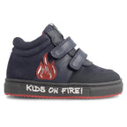 Garvalin Garvalin Παιδικό Sneaker High με Σκρατς για Αγόρι Navy Μπλε Μποτάκι Αγόρι / Boots Boys Garvalin-AW22-211637-Marino-Poline-_-_-773