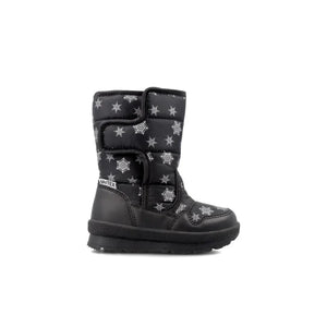 Garvalin Garvalin Παιδικά Μποτάκια Χιονιού με Σκρατς Μαύρα Χιονιού Κορίτσι / Snowboots Girl Garvalin-AW23-221851-Black-Poline-_-_-875