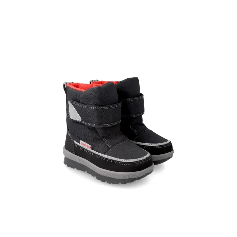 Garvalin Garvalin Παιδικά Μποτάκια Χιονιού με Σκρατς Μαύρα Χιονιού Αγόρι / Snowboots Boy Garvalin-AW23-221852-Black-Poline-_-_-145