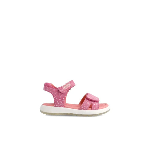 Garvalin Children's Anatomical Leather Sandals for Girls Pink