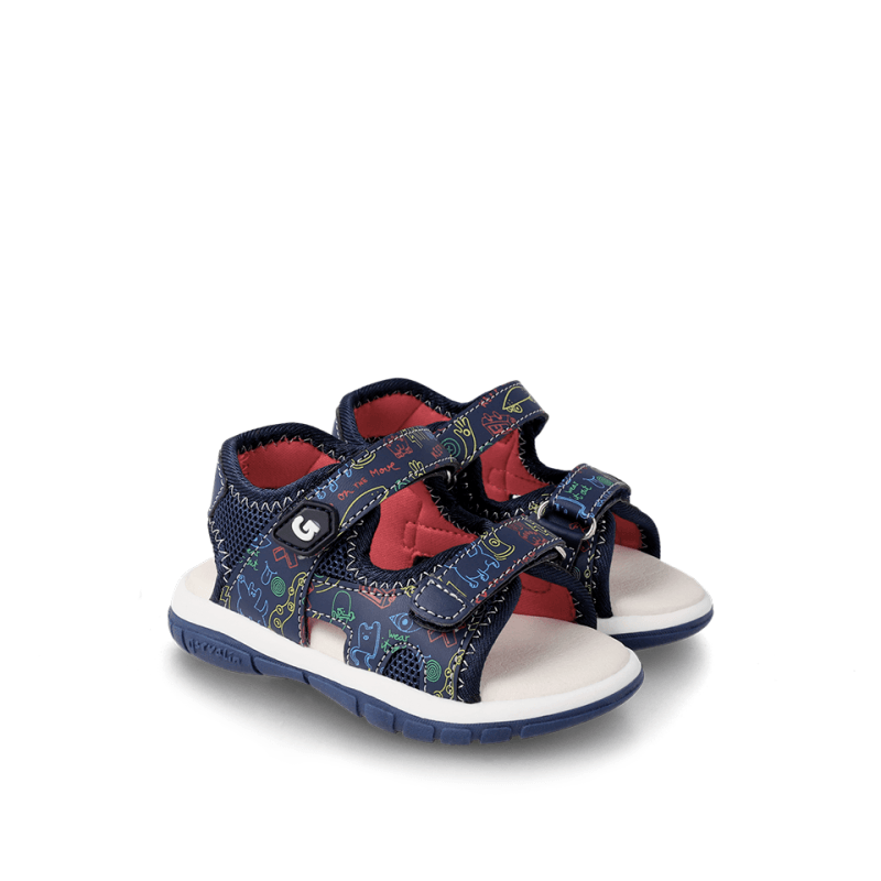 Garvalin Garvalin Παιδικά Ανατομικά Πέδιλα για Αγόρια Μπλε Πέδιλο Αγόρι / Sandals Boy Garvalin-SS23-232806-Blue-Poline-_-_-58