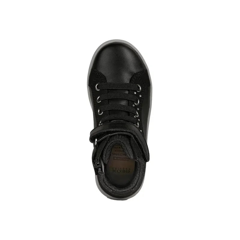 Geox AW22 J16EUG 054AU C9999 Black Poline παιδικά υποδήματα 