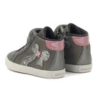 Geox Geox Παιδικά Sneakers High Kilwi για Κορίτσι Γκρι Μποτάκι Κορίτσι / Boots Girl Geox-AW23-B26D5A-077AJ-C1377-Grey-Pink-Poline-_-_-965