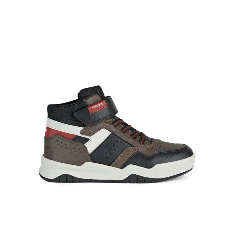 Geox Geox Παιδικά Sneakers High Ανατομικά για Αγόρι Καφέ Μποτάκι Αγόρι / Boots Boys Geox-AW23-J267RE-0MEFU-C6252-Chocolate-Poline-_-_-138