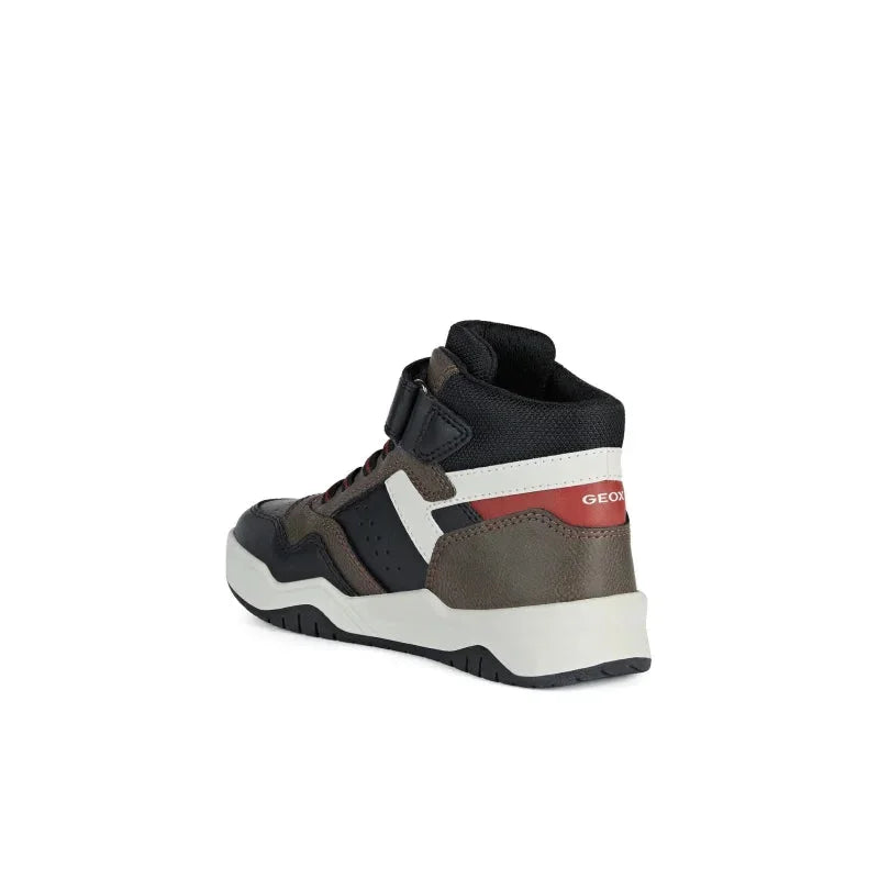 Geox Geox Παιδικά Sneakers High Ανατομικά για Αγόρι Καφέ Μποτάκι Αγόρι / Boots Boys Geox-AW23-J267RE-0MEFU-C6252-Chocolate-Poline-_-_-689