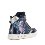 Geox Geox Παιδικά Sneakers High Frozen με Φωτάκια για Κορίτσια Navy Μπλε Παπούτσι Κορίτσι Φωτάκια / Shoes with Lights Girl Geox-AW23-J268WE-0ANAJ-C4256-Navy-Poline-_-_-197