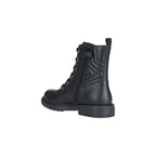 Geox Geox Eclair Ανατομικά Παιδικά Αρβυλάκια με Κορδόνια Μαύρα Μποτάκι Κορίτσι / Boots Girl Geox-AW23-J269QN-000BC-C9999-Black-Poline-_-_-157