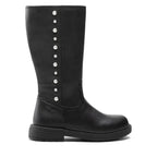 Geox Geox Eclair Ανατομικές Παιδικές Μπότες με Φερμουάρ Μαύρες Μποτάκι Κορίτσι / Boots Girl Geox-AW23-J269QO-000BC-C9999-Black-Poline-_-_-438