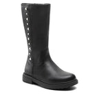Geox Geox Eclair Ανατομικές Παιδικές Μπότες με Φερμουάρ Μαύρες Μποτάκι Κορίτσι / Boots Girl Geox-AW23-J269QO-000BC-C9999-Black-Poline-_-_-539