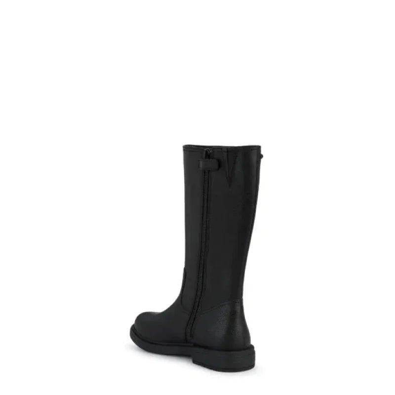 Geox Geox Eclair Ανατομικές Παιδικές Μπότες με Φερμουάρ Μαύρες Μποτάκι Κορίτσι / Boots Girl Geox-AW23-J269QO-000BU-C9997-Black-Poline-_-_-524