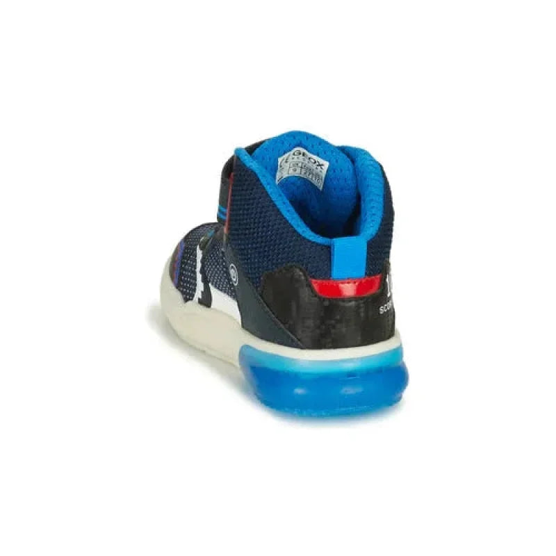 Geox Geox Παιδικά Sneakers High Grayjay Ανατομικά με Φωτάκια Μπλε Παπούτσι Αγόρι Φωτάκια / Shoes with Lights Boy Geox-AW23-J269YB-0FUFE-C0693-Navy-Poline-_-_-122