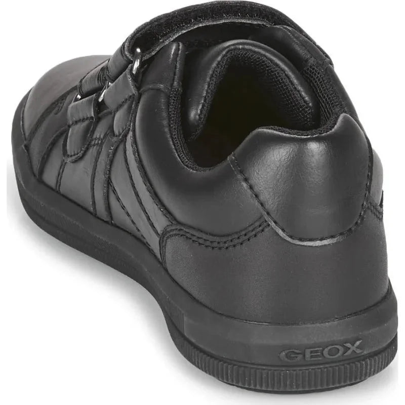 Geox Geox Παιδικά Sneakers Arzach Ανατομικά με Σκρατς για Αγόρι Μαύρα Sneaker Αγόρι / Sneaker Boys Geox-AW23-J944AG-05443-C9999-Black-Poline-_-_-411