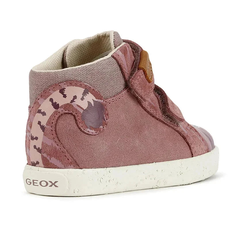 Geox Geox Παιδικά Sneakers High Ανατομικά με Σκρατς για Κορίτσι Ροζ Μποτάκι Κορίτσι / Boots Girl Geox-AW23-WWF-B26D5C-0CL22-C8007-Rose-Poline-_-_-72
